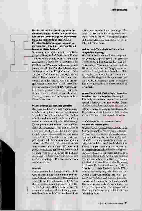 Vorschauseite 2: WIR WISSEN JETZT, WAS WIR BRAUCHEN UND WAS NICHT