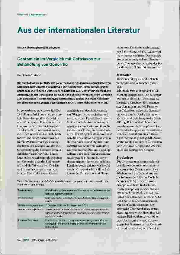 Vorschauseite 1: Aus der internationalen Literatur