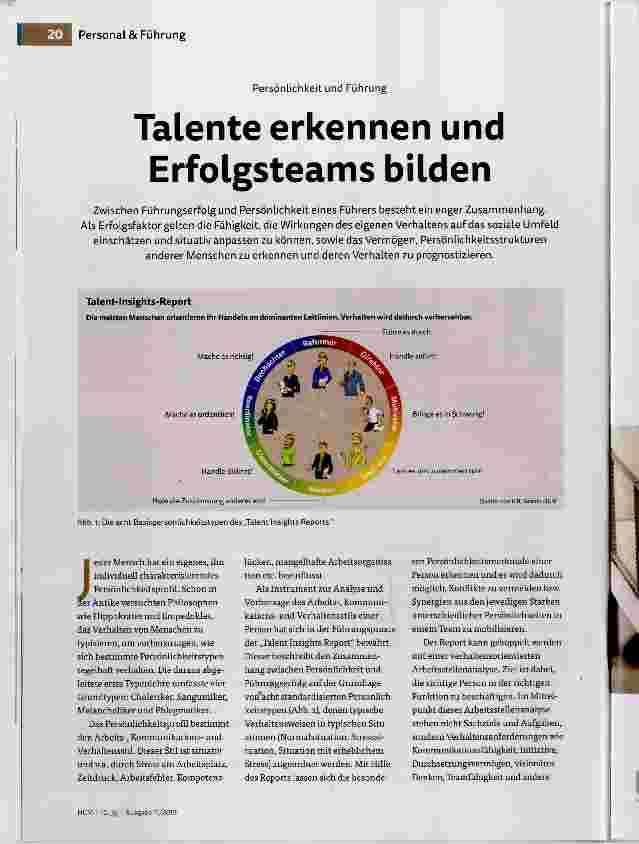 Vorschauseite 1: Talente erkennen und Erfolgsteams bilden