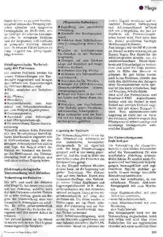 Vorschauseite 4: Katheterablation und elektrophysiologische Untersuchung bei Herzrhytmusstörung