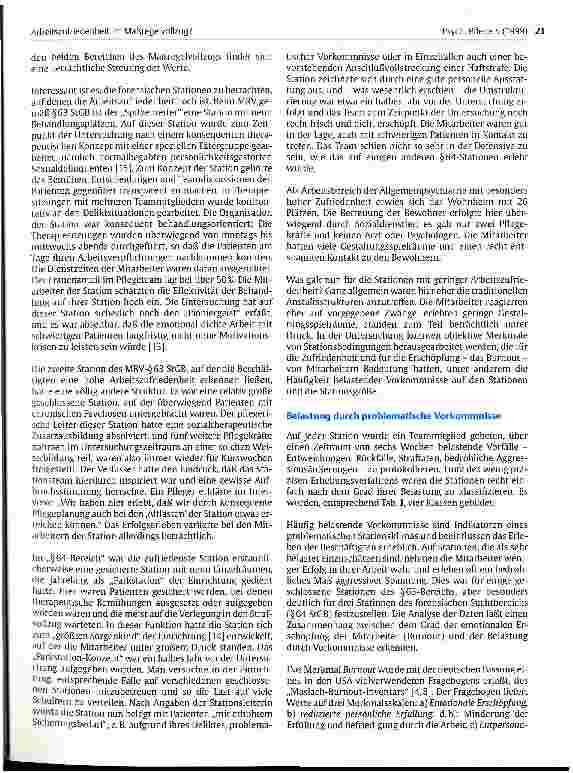 Vorschauseite 4: Arbeitszufriedenheit im Maßregelvollzug?