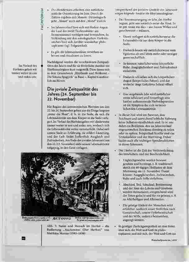 Vorschauseite 3: Rhythmik und Heilkunst: Der Jahreskreis