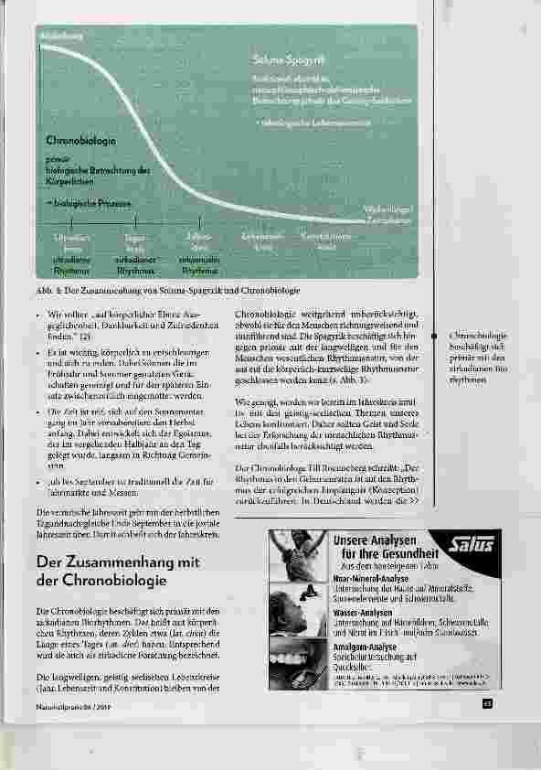 Vorschauseite 6: Rhythmik und Heilkunst: Der Jahreskreis