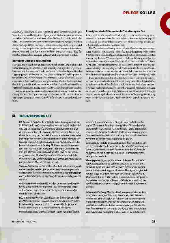 Vorschauseite 2: Medizinprodukte und Pflegehilfsmittel