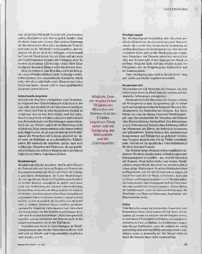 Vorschauseite 2: Musik und Tanz