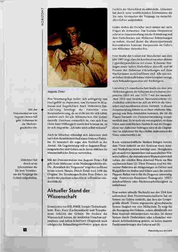 Vorschauseite 3: Alois Alzheimer