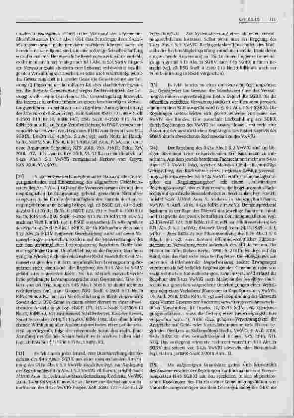 Vorschauseite 5: Krankenversicherungsrecht Genehmigungsfiktion Rücknahme der fiktiven Genehmigung - objektive Klagehäufung §13 Abs. 3a SGBV, §45 SGBX, §56 SGG