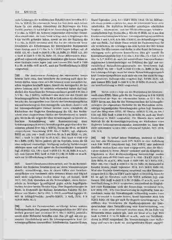 Vorschauseite 6: Krankenversicherungsrecht Genehmigungsfiktion Rücknahme der fiktiven Genehmigung - objektive Klagehäufung §13 Abs. 3a SGBV, §45 SGBX, §56 SGG