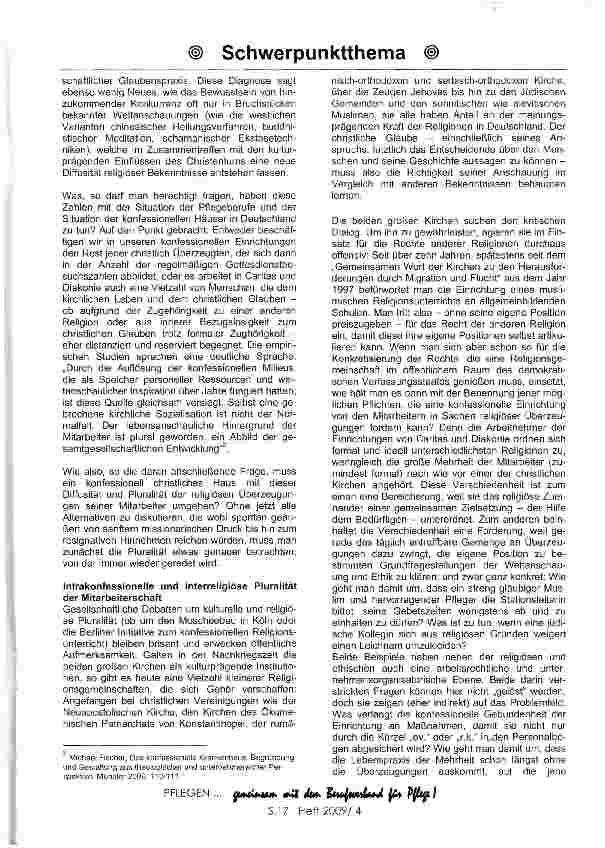 Vorschauseite 2: Gelebter Glaube oder Wissen über Glauben?