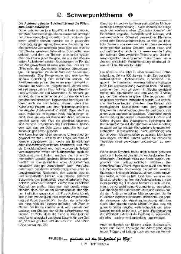 Vorschauseite 4: Gelebter Glaube oder Wissen über Glauben?