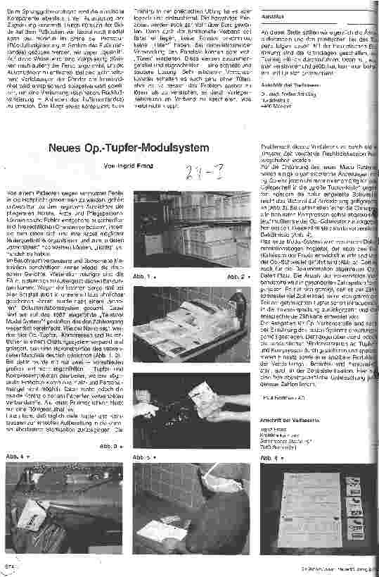 Vorschauseite 3: Tape - eine leichte Alternative zum Gips