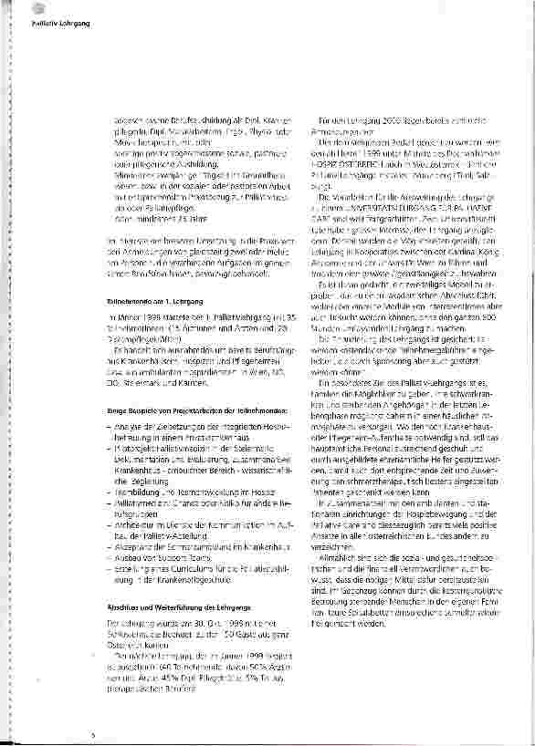 Vorschauseite 2: Erster Österreichischer Palliativ-Lehrgang des Dachverbands Hospiz Österreich und der Caritas Wien