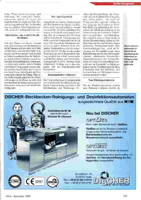 Vorschauseite 2: Ein Krankenhaus wird evakuiert Katastrophen: Üben schafft Sicherheit