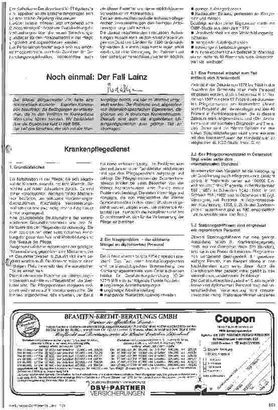 Vorschauseite 1: Noch einmal: Der Fall Lainz