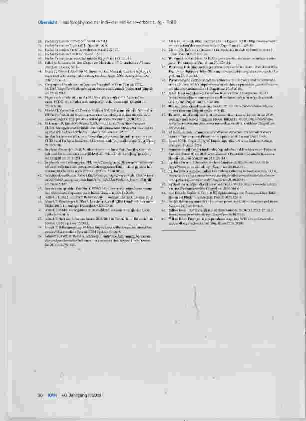 Vorschauseite 4: Impfprophylaxe zur individuellen Reisevorbereitung Teil 3: Impfungen von Reisenden in besonderen Lebenssituationen