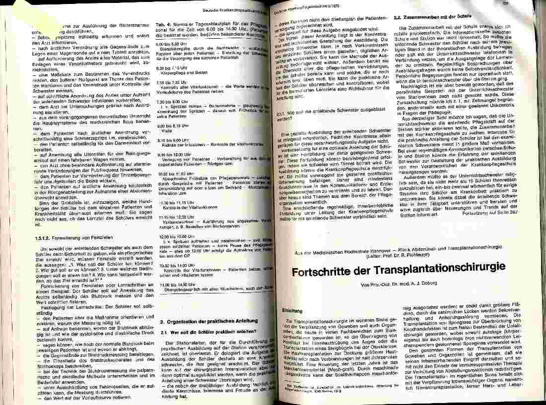 Vorschauseite 1: Fortschritte der Transplantationschirurgie