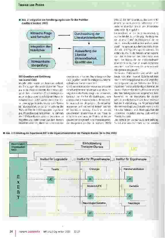 Vorschauseite 3: Systematische Implementierung evidenzbasierter Therapie