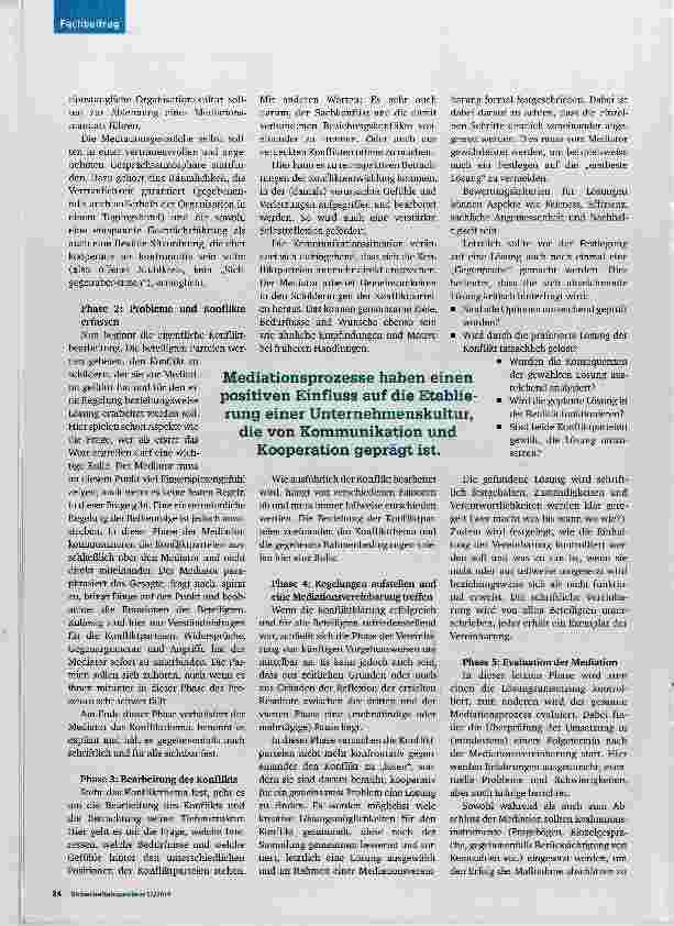 Vorschauseite 3: Eine spezielle Form des Konfliktmanagements