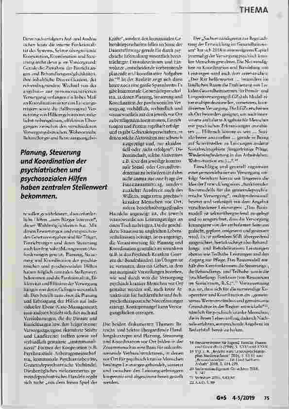 Vorschauseite 5: Psychische Erkrankungen: Reformbedarf im Versorgungssystem Was ist heute nötig?