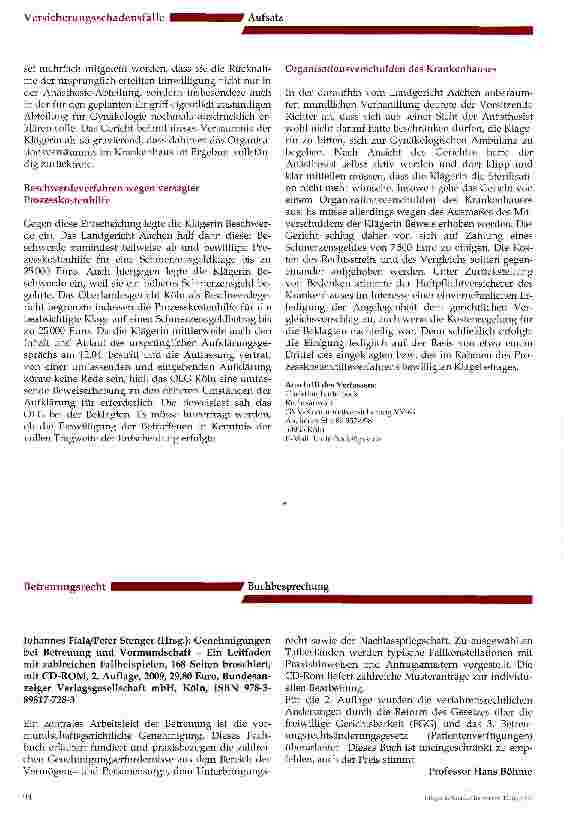 Vorschauseite 3: Sterilisation wider Willen?