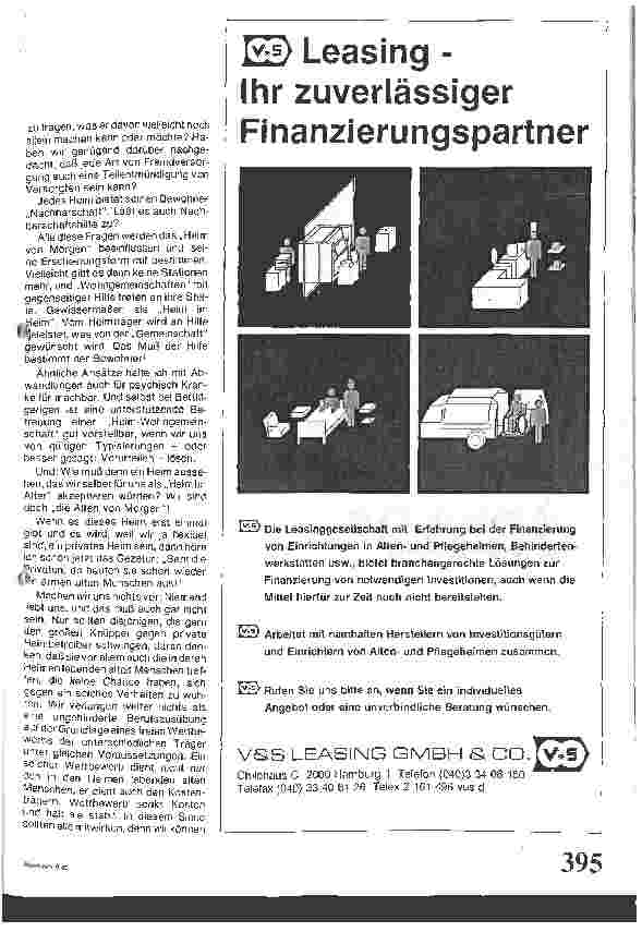 Vorschauseite 3: 25 Jahre Bundesverband Privater Altenheime