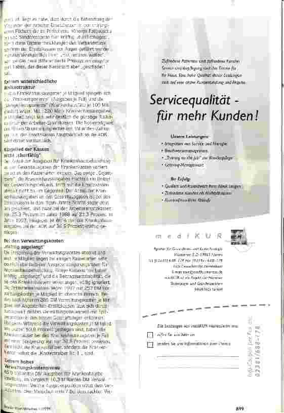 Vorschauseite 2: Krankenkassenausgaben: Gezinkte Daten?