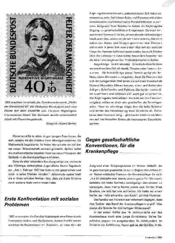 Vorschauseite 2: Florence Nightingale Pionierin der modernen Krankenpflege