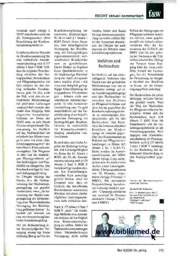 Vorschauseite 4: Mindestmengen und Krankenhausplanung: Quantität vor Qualität?