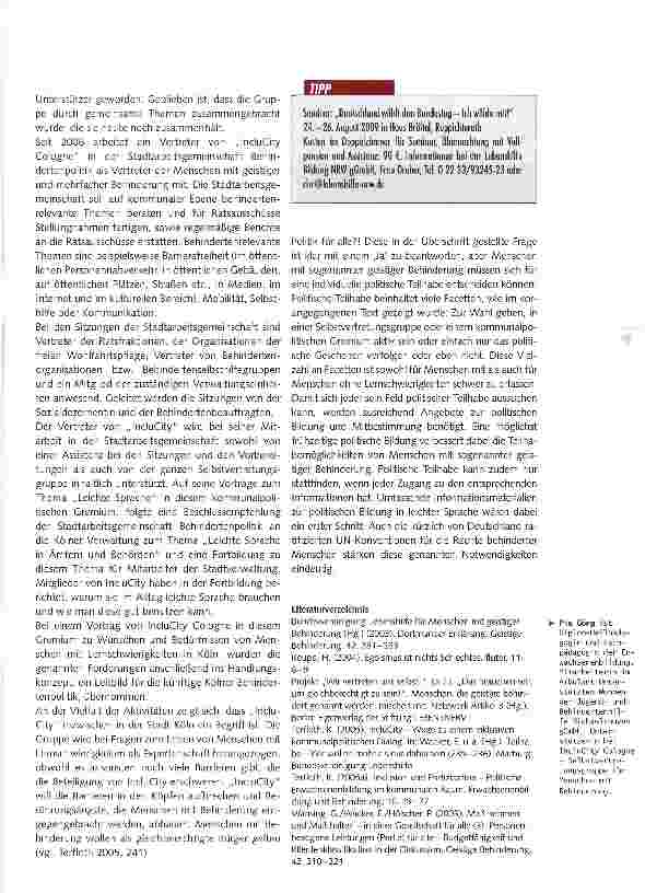 Vorschauseite 5: POLITIK FÜR ALLE?Politische Teilhabe