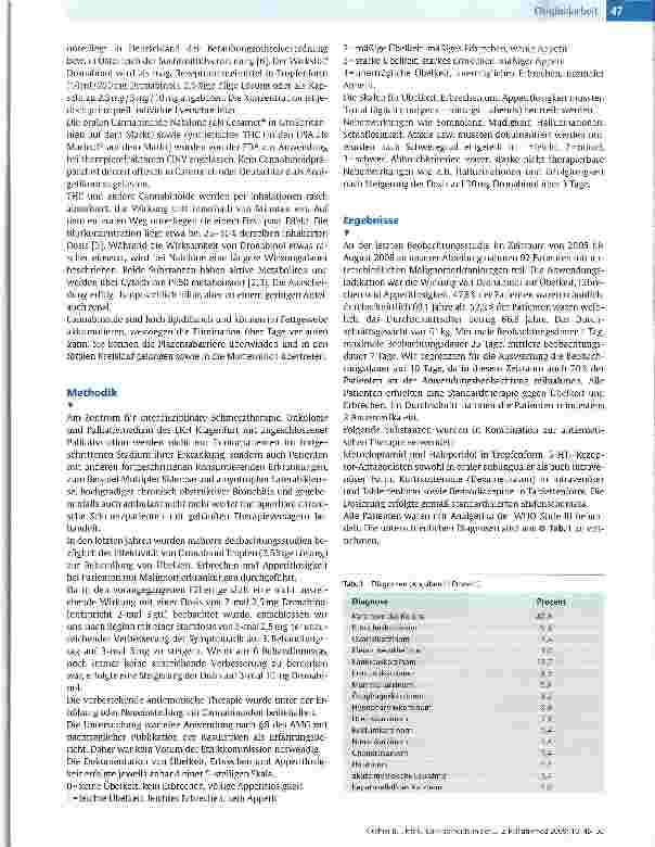 Vorschauseite 3: Cannabinoide in der palliativen Symptomkontrolle