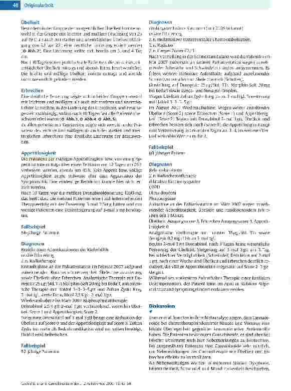 Vorschauseite 4: Cannabinoide in der palliativen Symptomkontrolle