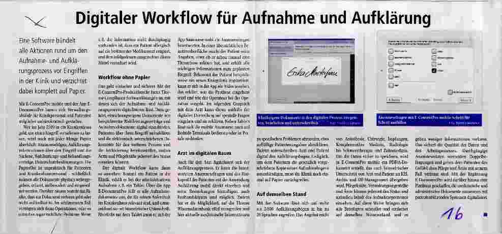 Vorschauseite 1: Digitaler Workflow für Aufnahme und Aufklärung