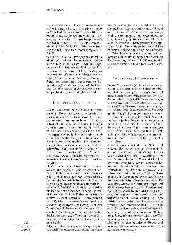 Vorschauseite 2: DER GUTE TOD - DER TOD IN WÜRDE: DIE FRAGE AM LEBENSENDE