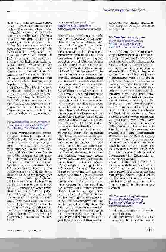 Vorschauseite 3: Vorund Nachteile der verschiedenen Frequenzbereicheund Stromformen der Elektromyostimulation