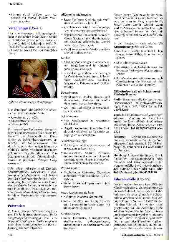 Vorschauseite 4: Kinderunfälle Usachen und Tips zur Prävention
