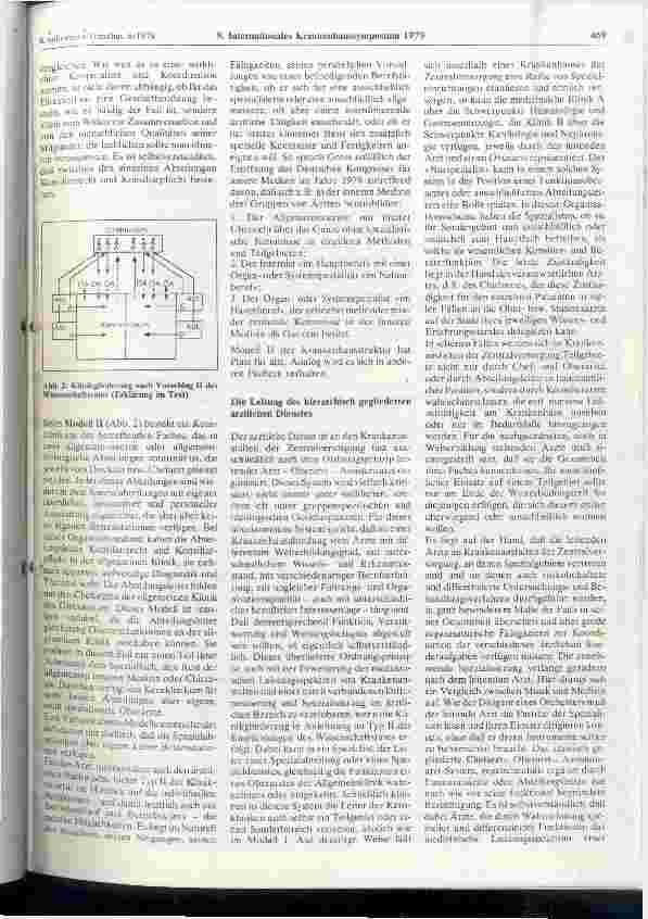 Vorschauseite 3: Einfluß des medizinischen Leistungsspektrums auf Struktur und Organisation des Arztdienstes