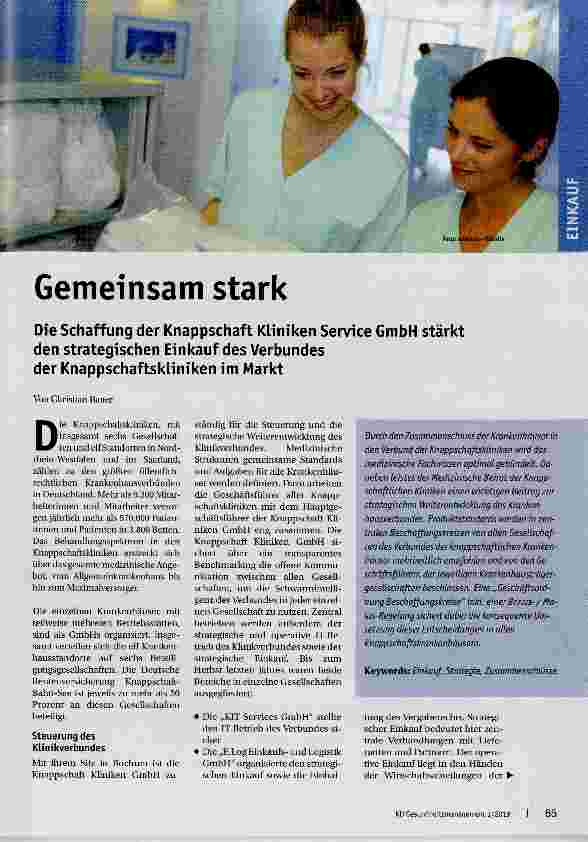 Vorschauseite 1: Gemeinsam stark