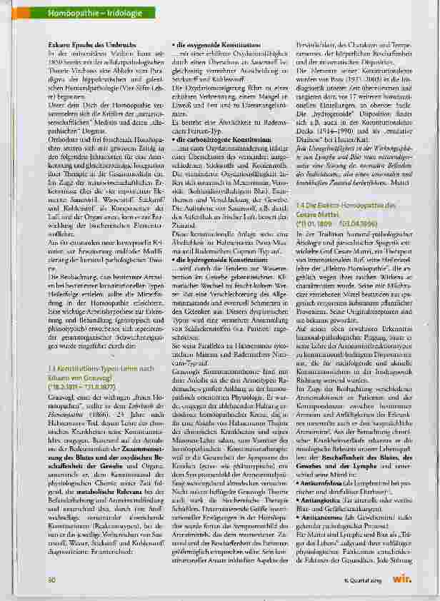 Vorschauseite 3: Der Einfluss homöopathischer Strömungen auf die Entwicklung der Iridologie und der Konstitutionslehre nach J. Broy