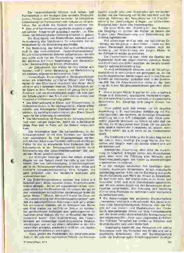 Vorschauseite 2: Sozialpädagogische und gesundheitspolitische Forderungen zur Überwindung der Deprivationbeim Kind