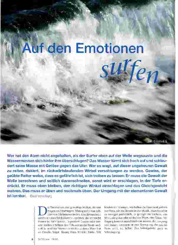 Vorschauseite 1: Auf den Emotionen surfen