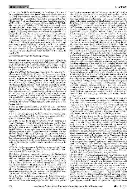 Vorschauseite 2: Eingruppierung bei Mischtätigkeiten -Spezialitätsgrundsatz - Technische Angestellte i.S.d. Anlage 1a zum BAT-O/VKA