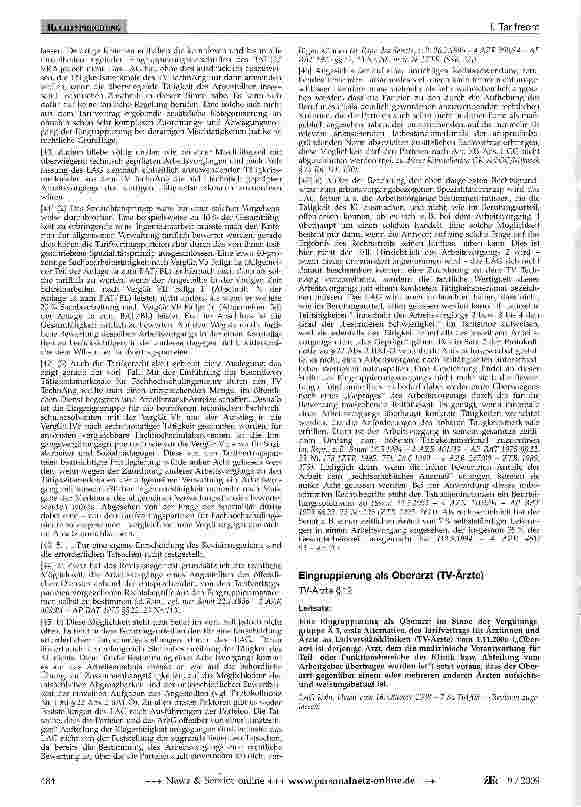 Vorschauseite 4: Eingruppierung bei Mischtätigkeiten -Spezialitätsgrundsatz - Technische Angestellte i.S.d. Anlage 1a zum BAT-O/VKA
