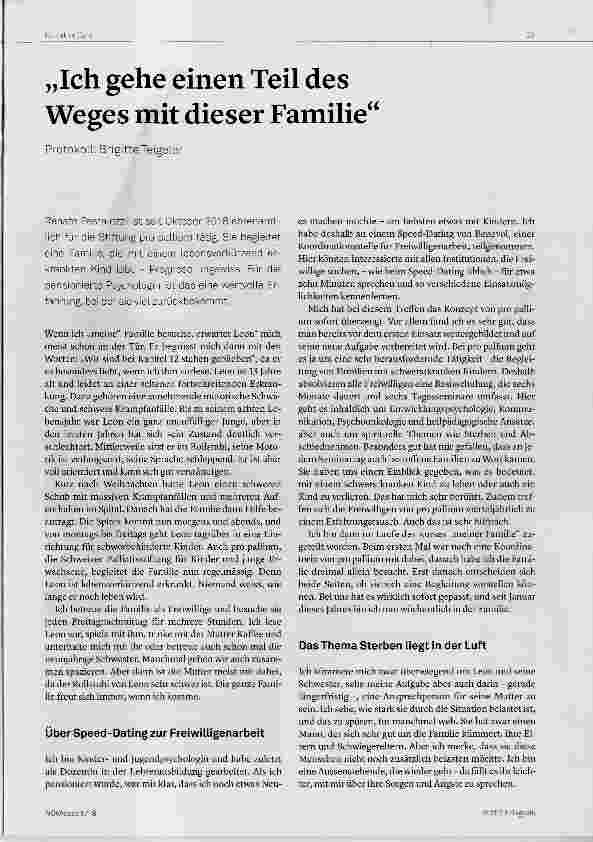 Vorschauseite 1: Ich gehe einen Teil des Weges mit dieser Familie