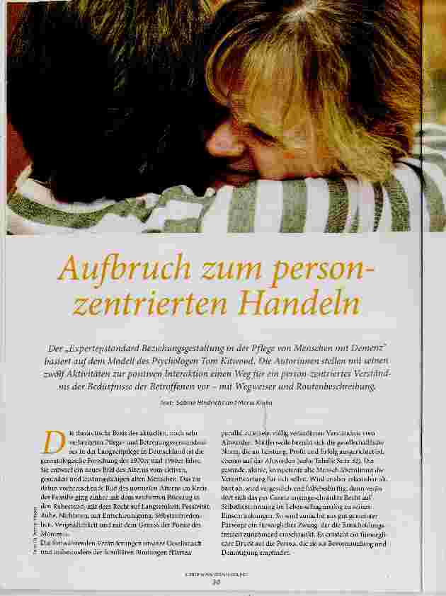 Vorschauseite 1: Aufbruch zum personzentrierten Handeln
