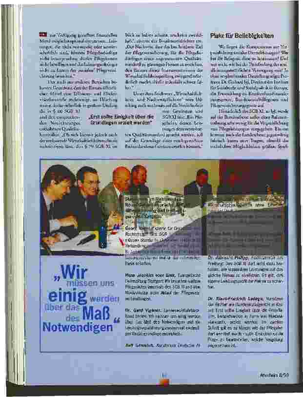 Vorschauseite 3: Rechts zukunftsweisend Neue Impulse für das SGB XI vom Sozialrechtstag
