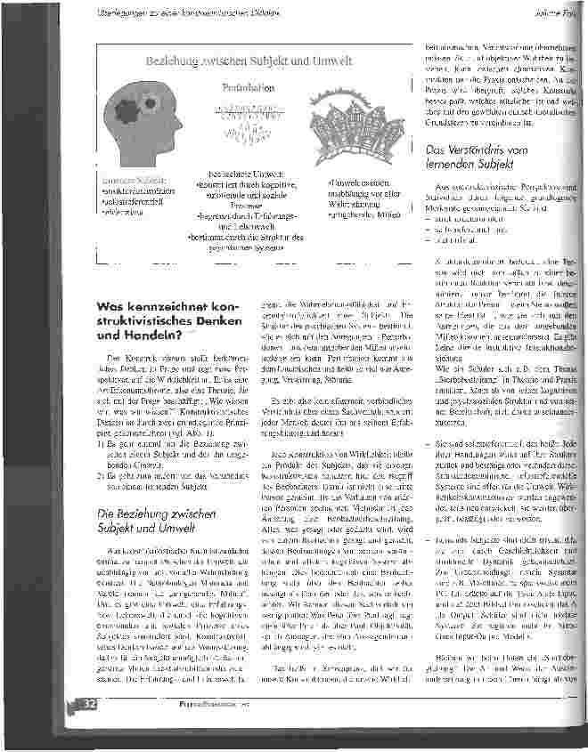 Vorschauseite 2: Überlegungen zu einer konstruktivistischen Didaktik