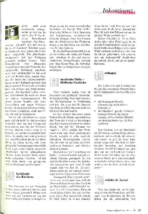 Vorschauseite 3: Pesthauch und Blütenduft Die Geschichte der Ausscheidungen - von der Achtung zur Ächtung (Teil 1)