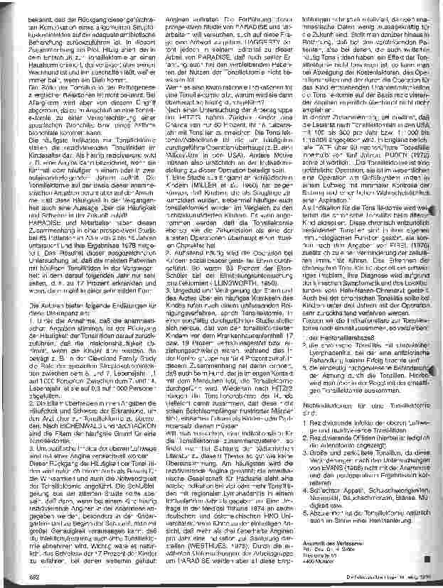 Vorschauseite 2: Die Tonsillektomie aus pädiatrischer Sicht