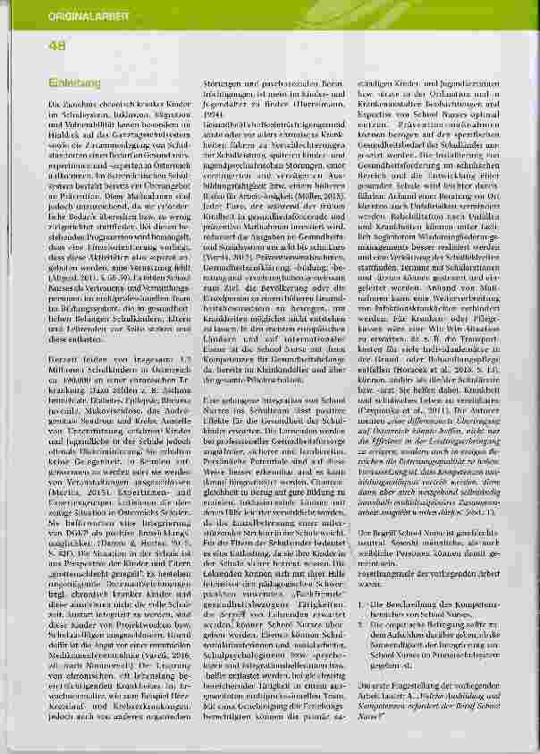 Vorschauseite 2: Die School Nurse und ihre Kompetenzen - eine Bereicherung für das Primarschulsystem