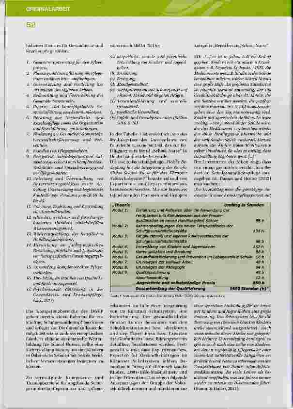Vorschauseite 6: Die School Nurse und ihre Kompetenzen - eine Bereicherung für das Primarschulsystem
